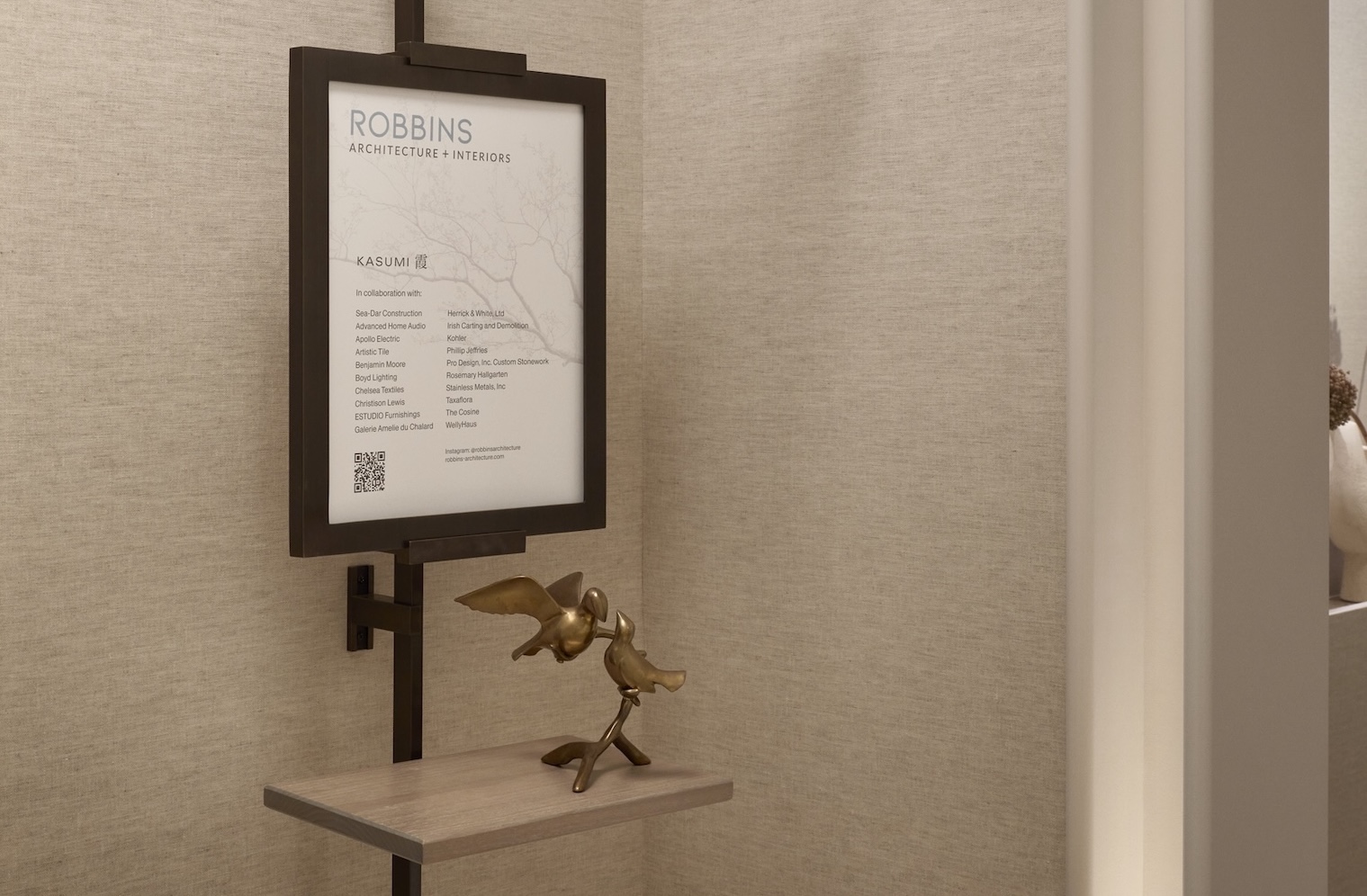 Robbins-Architecture-Kips-Bay-Showhouse-New-York-Kasumi-Introduction-Sign
